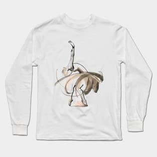 Ballerina Dancer Drawing Long Sleeve T-Shirt